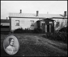 Lybeckerin koulu Reiponkadun varrella vuonna 1915. 