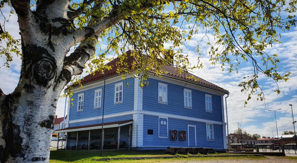 Pakkahuoneen museo kesäaikaan. Kuva: Raahen museo