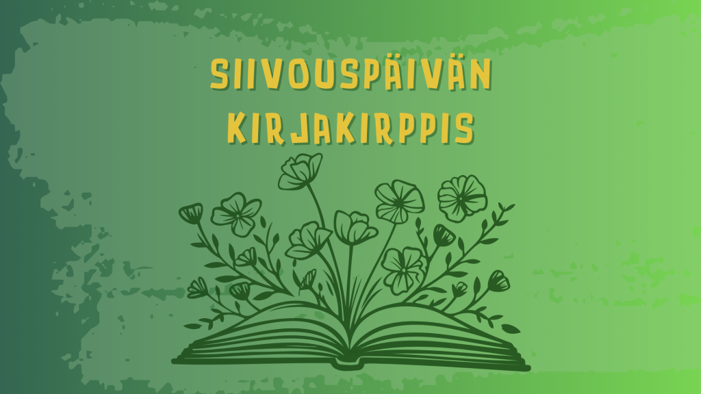 Siivouspäivän kirjakirppis Soveliuksen talossa.