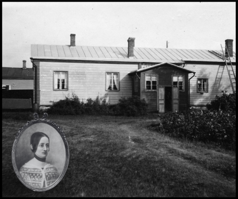 Lybeckerin koulu Reiponkadun varrella vuonna 1915.