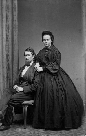 Emil ja Sofia Höckert. Kuva: Raahen museon kokoelmat.